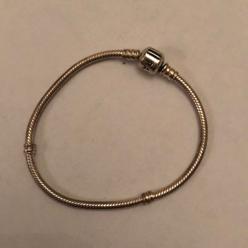 Pandora silver charm bracelet